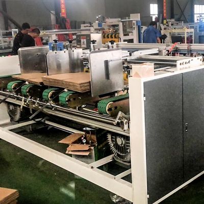 18KW Large Size Carton Box Folder Gluer Machine Pressing Type 1500x1300mm