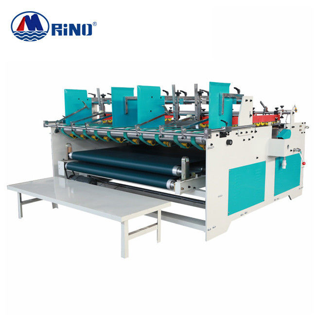 Double Head Semi Automatic Folder Gluer 2000x1100mm Max Box Size